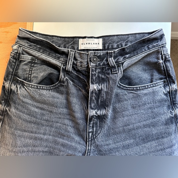 SLVRLAKE Brooklyn Relaxed Straight Leg Jeans - Picture 7 of 12